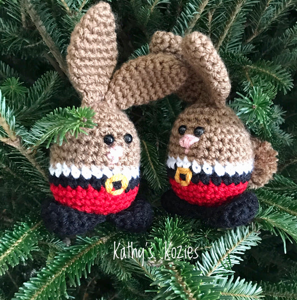Santa Bunny Modification Crochet Pattern