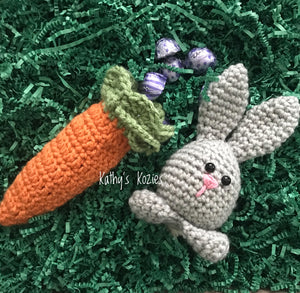PDF PATTERN ONLY - Crochet Carrot Treat Bag
