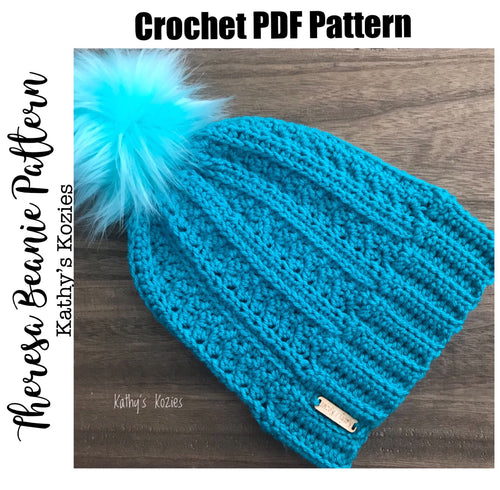 PDF PATTERN ONLY - CrochetTheresa Beanie / hat / seamless / slouchy