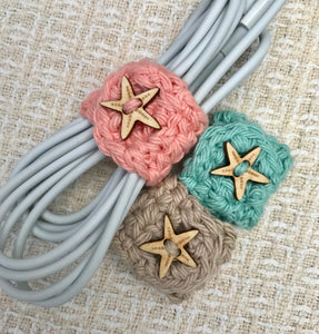 PDF PATTERN ONLY Easy Crocheted Cord Keepers