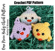 PDF PATTERN ONLY - Crochet Baby chick - one piece