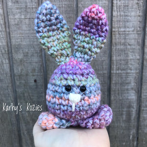 PDF PATTERN ONLY Crocheted Stuffed Egg Bunny
